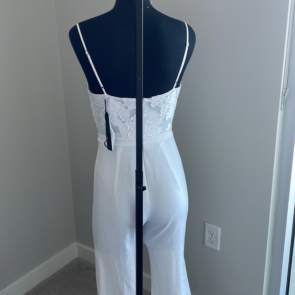 Brand new! Black Halo spaghetti strap jumpsuit - Picture 4 of 9